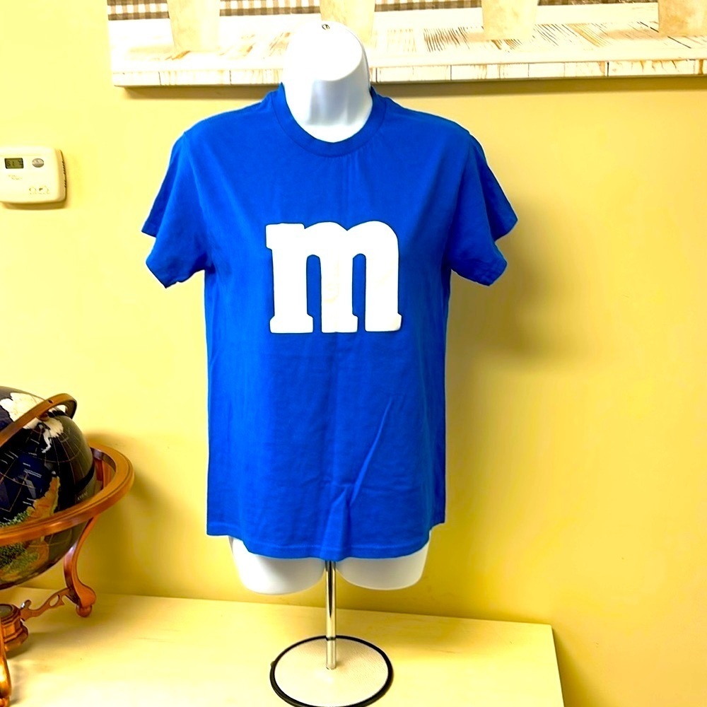 NWOT Gildan Blue Letter M Shirt